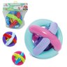 Bola Maluquinha com Chocalho Infantil Mercotoys Bebê - 122095-N - 1