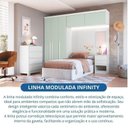 Ver imagem 4 de Guarda-Roupa Modulado 5 Peças Infinity Branco/Line/Pistache