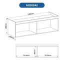 Ver imagem 7 de Guarda-Roupa Modulado 5 Peças Infinity Branco/Line/Pistache
