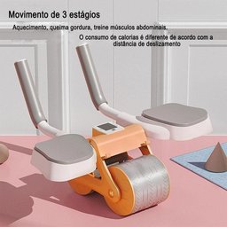 Rolo Abdominal Exercicio Cotovelo Costas Ombros Braços Prancha Musculaçao Academia Atividade - 7