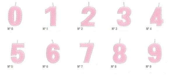 VELA TRACEJADA No3 ROSA - 1