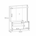 Ver mais imagens de Home Theater Magali para Sala/ Escritório Off White Cinamomo - Bela Móveis