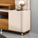 Ver imagem 5 de Home Theater Magali para Sala/ Escritório Off White Cinamomo - Bela Móveis