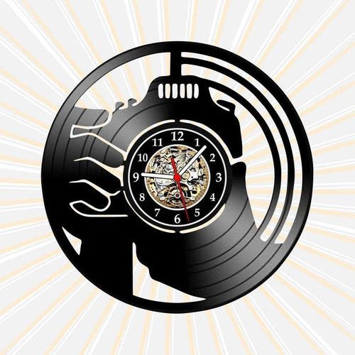 Relógio Parede Fotografia Fotógrafo Profissão Disco Vinil Lp - 1