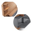 Ver imagem 5 de Rack com Painel Macéio para TV de até 65 - Freijó/Cinza