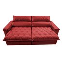 Ver imagem 5 de Sofá Retrátil e Reclinável 2,35m Molas Ensacadas Cama inBox Elegance com ThermoGel Velusoft