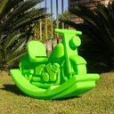 Ver imagem 3 de Gangorra Moto - Valentina Brinquedos - Motocicleta Motociclo - Gangorra Cavalinho