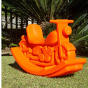 Ver imagem 2 de Gangorra Moto - Valentina Brinquedos - Motocicleta Motociclo - Gangorra Cavalinho