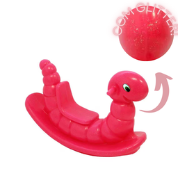 Gangorra Nhoca - Valentina Brinquedos - Minhoca Lagarta - Gangorra Cavalinho - - 1