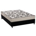 Ver imagem 1 de Cama Box Casal: Colchão Espuma Ortobom Physical Ultra Resistente + Base Crc Suede Black(138x188)