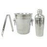 Kit Bar Inox Coqueteleira 500 Ml Balde De Gelo e Pegador 3 Peças Art House - 2