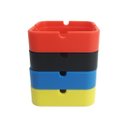 Ver imagem 7 de Cinzeiro de Silicone Quadrado Não Queima Não Quebra Resistente Em Borracha:Vermelho