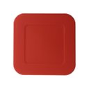 Ver imagem 4 de Cinzeiro de Silicone Quadrado Não Queima Não Quebra Resistente Em Borracha:Vermelho