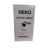 Cabo de Rede T5E 2 Pares Preto 24WAG 100 Metros Deko - 3