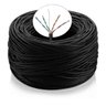 Cabo de Rede T5E 2 Pares Preto 24WAG 100 Metros Deko - 2