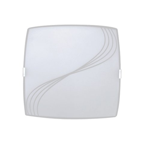 Plafon Sobrepor Quadrado Grande Linhas - 1318 GDE CR