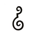 Ver imagem 1 de Grade Ferro Fundido Arabesco Portão Varanda Sacada 12x24cm