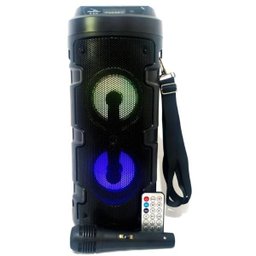 Caixa de Som Amplificada Led Microfone Bluetooth Grasep Ds14 - 1