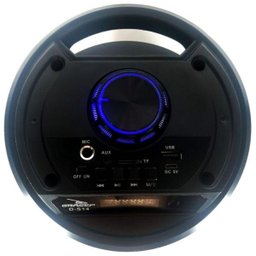Caixa de Som Amplificada Led Microfone Bluetooth Grasep Ds14 - 3
