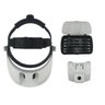 Super Lupa de Cabeça Profissional Com 5 Lentes De aumento e 2 Super Leds - 2