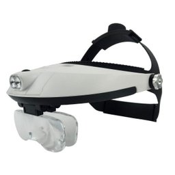 Super Lupa de Cabeça Profissional Com 5 Lentes De aumento e 2 Super Leds - 1 Super Lupa de Cabeça Profissional Com 5 Lentes De aumento e 2 Super Leds - 1