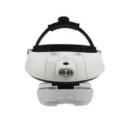 Super Lupa de Cabeça Profissional Com 5 Lentes De aumento e 2 Super Leds - 3 Super Lupa de Cabeça Profissional Com 5 Lentes De aumento e 2 Super Leds - 3