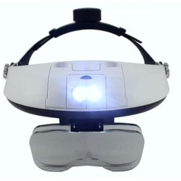 Super Lupa de Cabeça Profissional Com 5 Lentes De aumento e 2 Super Leds - 7 Super Lupa de Cabeça Profissional Com 5 Lentes De aumento e 2 Super Leds - 7