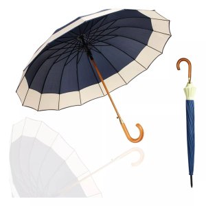 Guarda-chuva 16 Varetas Extra Grande Automático Azul