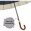 Ver imagem 4 de Guarda-chuva 16 Varetas Extra Grande Automático Azul