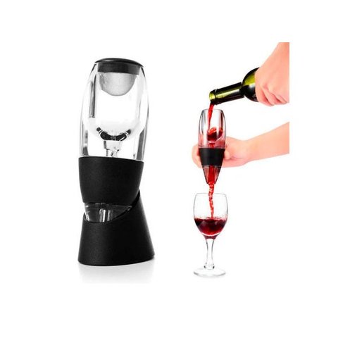 Aerador De Vinho Magic Decanter Com Filtro e Suporte Portátil