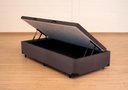 Ver imagem 5 de Cama Box Baú Solteirão Serenelife - Corano Marrom