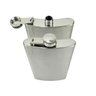 Kit Cantil de bolso Inox Whisky Frasco 270ml Funil com 4 Copos - 4