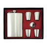 Kit Cantil de bolso Inox Whisky Frasco 270ml Funil com 4 Copos - 7
