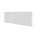 Ver imagem 3 de Cabeceira Casal Tulipa Suspensa Moderna para Quarto - 140 cm - Branco Corino