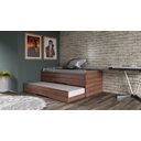 Ver imagem 3 de Cama Box Com 2 Gavetas e Cama Auxiliar Cuba Capuccino