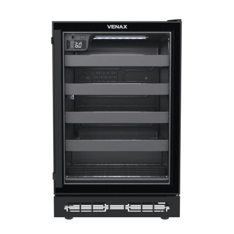 Adega de Embutir Cave-in 100 para 24 Garrafas 82 Litros Preto Fosco 220v - Venax