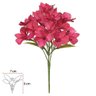 Buque de Flores Astromelia Cetim X15 Fucsia 2 Tons 34cm - 2