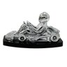 Kart Resina Metalizado Prata Enfeite Decorativo - 3