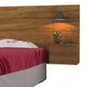Cabeceira Queen com LED e 2 Mesas de Apoio 4 Gavetas Milano Mavaular - 5