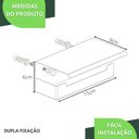 Ver imagem 4 de Porta Papel Higienico Com Suporte Para Celular Inox ELG