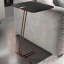 Ver imagem 2 de Mesa Apoio Lateral para Sofá Lisboa Pé Café LarFlex:Laca Preto
