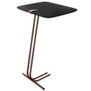 Ver imagem 1 de Mesa Apoio Lateral para Sofá Lisboa Pé Café LarFlex:Laca Preto