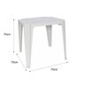 Conjunto de Mesa 4 Cadeiras Plastico Inovar Cestaplus Branca - 3