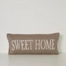 Capa Almofada Sweet Home 35x70-Marfim - 2