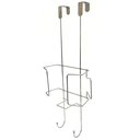 Ver imagem 2 de Suporte Ferro de Passar Porta Tabua de Passar Cromado Organizador sem Furo