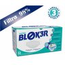 50 Máscara Cirurgica Tripla Descartavel Total Bloker + Oximetro Anvisa - 3