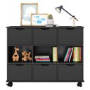 Ver imagem 1 de Nicho Organizador 6 Gavetas Preto - Qmovi