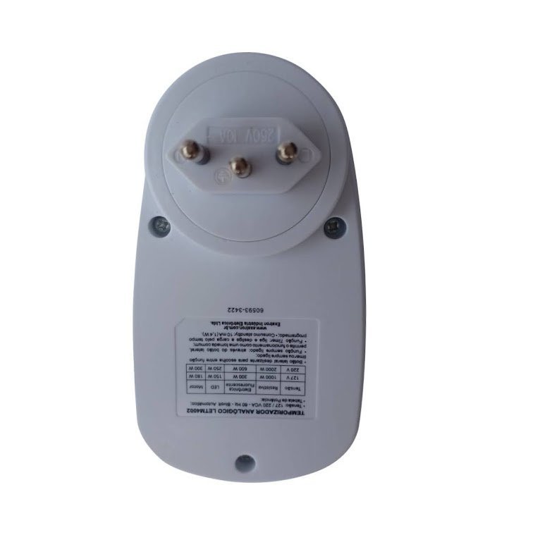 TIMER PROGRAMÁVEL HORÁRIO ANALÓGICO BIVOLT LETM4002 EXATRON - 3
