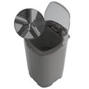 Ver imagem 3 de Tanquinho de Lavar Roupa Mueller Big 20,1kg Semiautomática com Filtro para Fiapos Titânio 220V
