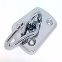 Ver imagem 1 de Gancho Rede Classic Em Aço Cromado 48C-02 Isero